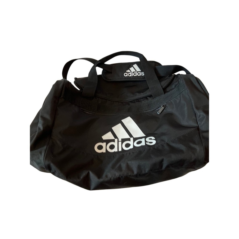 Adidas Black White Gym Bag 18"x12"x12"